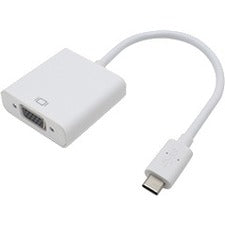 AddOn 5-Pack of 9in USB 3.1 (C) Male to VGA Female White Video Adapters