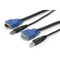 StarTech.com 15 ft 2-in-1 Universal USB KVM Cable