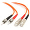 StarTech.com 1m Fiber Optic Cable - Multimode Duplex 62.5-125 - LSZH - ST -SC - OM1 - ST to SC Fiber Patch Cable