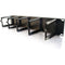 C2G 2u (3.5in) Cable Management Panel with 5 D-Rings