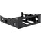 StarTech.com 3.5in Hard Drive to 5.25in Front Bay Bracket Adapter - Bracket for 3.5 Inch Floppy with Bezel - Storage bay adapter - black