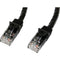 StarTech.com 7 ft Black Snagless Cat6 UTP Patch Cable - ETL Verified