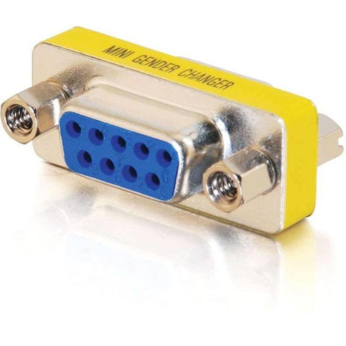 C2G DB9 F-F Mini Gender Changer (Coupler)