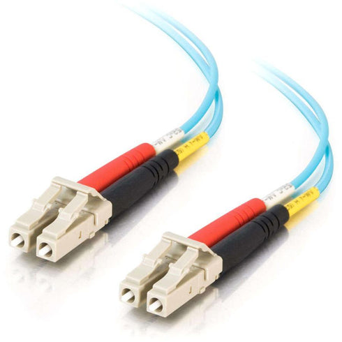 C2G 10m LC-LC 10Gb 50-125 Duplex Multimode OM3 Fiber Cable - Aqua - 33ft