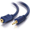 C2G 3ft Velocity 3.5mm M-F Stereo Audio Extension Cable