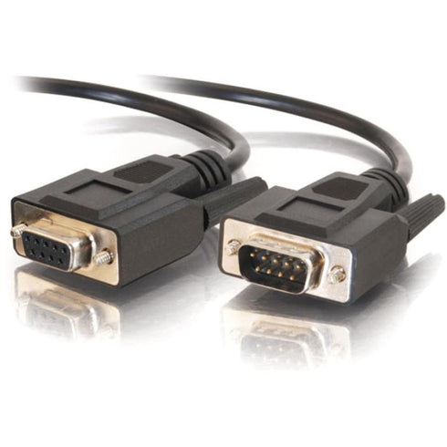 C2G 10ft DB9 M-F Extension Cable - Black
