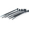 C2G 11.5in Cable Ties - Black - 100pk