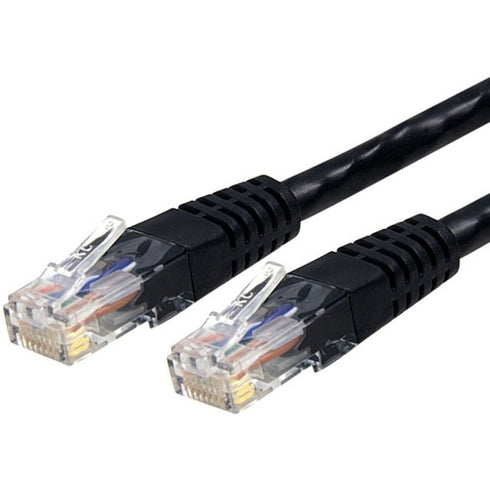 StarTech.com 15 ft Black Molded Cat6 UTP Patch Cable - ETL Verified