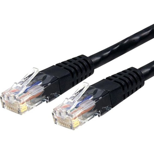 StarTech.com 7 ft Black Molded Cat6 UTP Patch Cable - ETL Verified