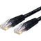 StarTech.com 7 ft Black Molded Cat6 UTP Patch Cable - ETL Verified