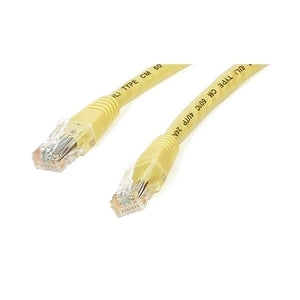 StarTech.com 15 ft Yellow Molded Cat6 UTP Patch Cable - ETL Verified