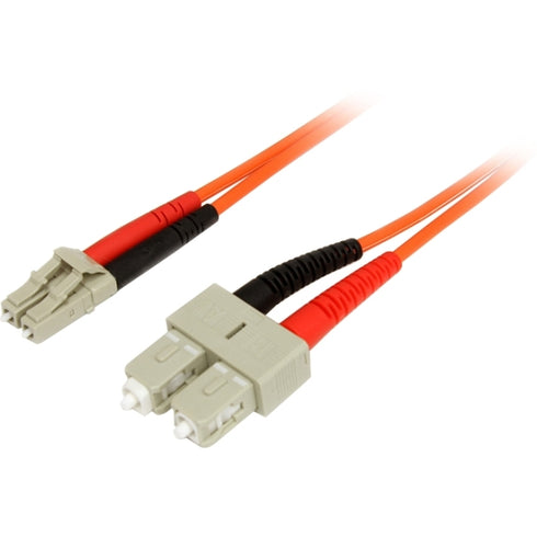 StarTech.com 5m Fiber Optic Cable - Multimode Duplex 62.5-125 - LSZH - LC-SC - OM1 - LC to SC Fiber Patch Cable
