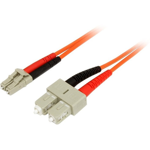 StarTech.com 5m Fiber Optic Cable - Multimode Duplex 62.5-125 - LSZH - LC-SC - OM1 - LC to SC Fiber Patch Cable