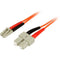 StarTech.com 5m Fiber Optic Cable - Multimode Duplex 62.5-125 - LSZH - LC-SC - OM1 - LC to SC Fiber Patch Cable