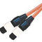 C2G 10m MTP 62.5-125 Plenum-Rated Multimode Fiber Assembly Ribbon Cable - Orange