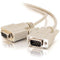 C2G 100ft DB9 M-F Extension Cable - Beige