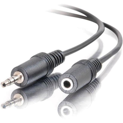 C2G 6ft 3.5mm M-F Stereo Audio Extension Cable