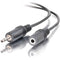 C2G 6ft 3.5mm M-F Stereo Audio Extension Cable