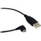 StarTech.com 6 ft Micro USB Cable - A to Right Angle Micro B