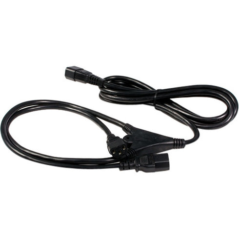 StarTech.com 10 ft Computer Power Cord Splitter IEC320 C14 to 2x IEC320 C13