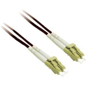 C2G-3m LC-LC 50-125 OM2 Duplex Multimode PVC Fiber Optic Cable - Black