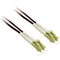 C2G-3m LC-LC 50-125 OM2 Duplex Multimode PVC Fiber Optic Cable - Black