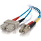 C2G-5m LC-SC 50-125 OM2 Duplex Multimode PVC Fiber Optic Cable - Blue