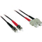 C2G-5m SC-ST 62.5-125 OM1 Duplex Multimode PVC Fiber Optic Cable - Black