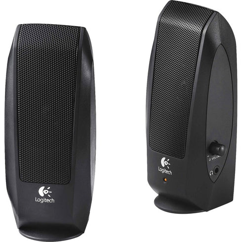 Logitech S-120 2.0 Speaker System - 2.30 W RMS - Black