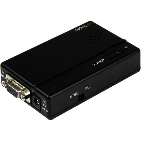 StarTech.com High Resolution VGA to Composite (RCA) or S-Video Converter - PC to TV