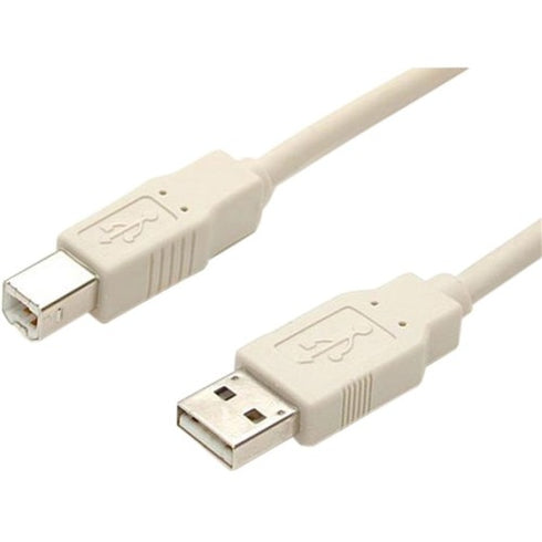 StarTech.com Beige USB 2.0 cable - 4 pin USB Type A (M) - 4 pin USB Type B (M) - 15 ft