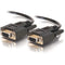 C2G 1ft DB9 F-F Cable - Black