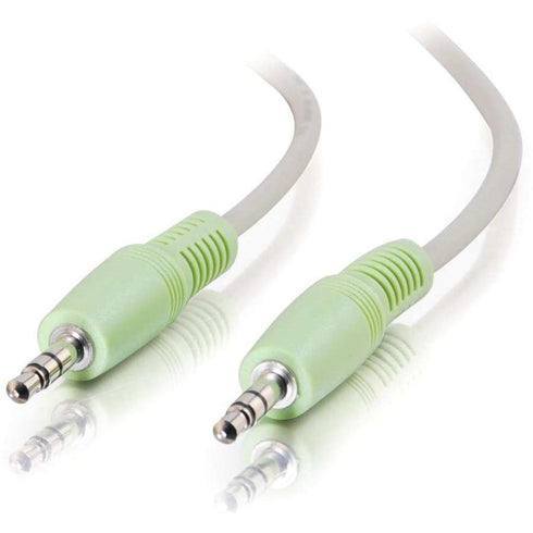 C2G 6ft 3.5mm M-M Stereo Audio Cable (PC-99 Color-Coded)