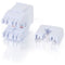 C2G 180 Degree Cat6 RJ45 UTP Keystone Jack - White