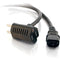 C2G 1.5ft 16 AWG Universal Power Cord With Extra Outlet