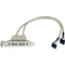 StarTech.com 2 Port USB A Female Low Profile Slot Plate Adapter