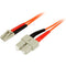 StarTech.com 3m Fiber Optic Cable - Multimode Duplex 62.5-125 - LSZH - LC-SC - OM1 - LC to SC Fiber Patch Cable