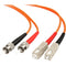 StarTech.com 2m Fiber Optic Cable - Multimode Duplex 62.5-125 - LSZH - ST -SC - OM1 - ST to SC Fiber Patch Cable