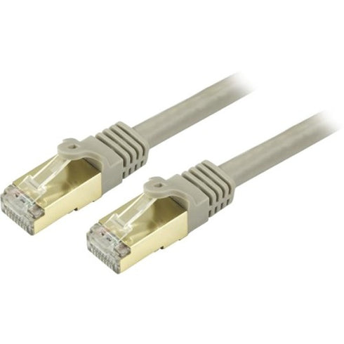 StarTech.com 7 ft Cat6a Patch Cable - Shielded (STP) - Gray - 10Gb Snagless Cat 6a Ethernet Patch Cable