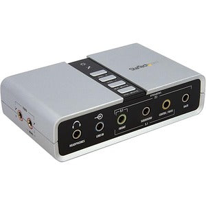 StarTech.com 7.1 USB Audio Adapter External Sound Card