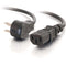 C2G 3ft 18 AWG Universal Flat Panel Power Cord (NEMA 5-15P to IEC320C13)