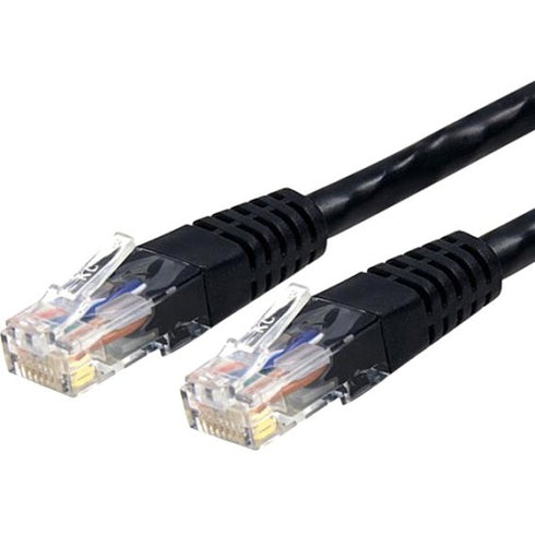 StarTech.com 6 ft Black Molded Cat6 UTP Patch Cable - ETL Verified