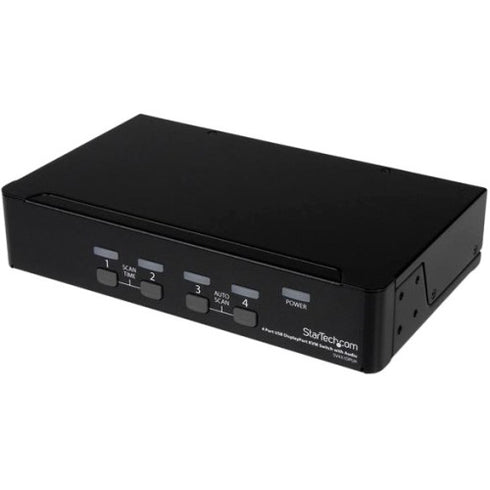 StarTech.com 4 Port USB DisplayPort KVM Switch with Audio