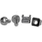 StarTech.com 50 Pkg M6 Mounting Screws and Cage Nuts