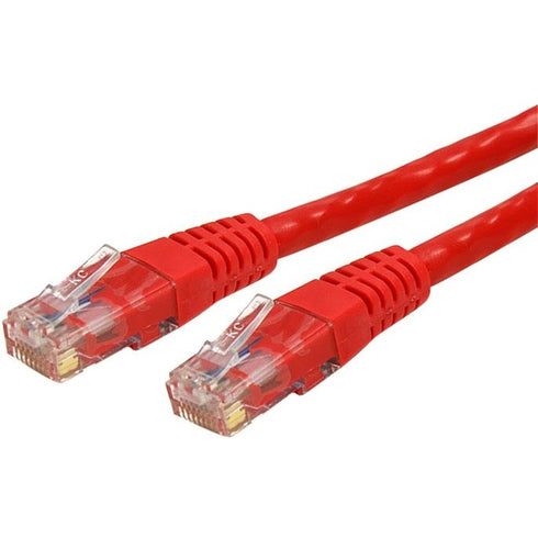 StarTech.com 5 ft Red Molded Cat6 UTP Patch Cable - ETL Verified