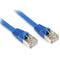 StarTech.com 3 ft Cat5e Blue Snagless Shielded RJ45 F-UTP Cat 5e Patch Cable - 3ft Patch Cord