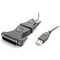 StarTech.com USB to Serial Adapter - 3 ft - 1m - with DB9 to DB25 Pin Adapter - Prolific PL-2303 - USB to RS232 Adapter Cable