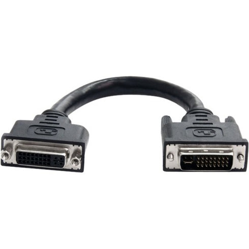 StarTech.com 6in DVI-I Dual Link Digital Analog Port Saver Extension Cable M-F