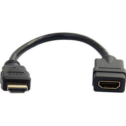 StarTech.com 6in High Speed HDMI Port Saver Cable M-F - Ultra HD 4k x 2k HDMI Cable
