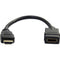 StarTech.com 6in High Speed HDMI Port Saver Cable M-F - Ultra HD 4k x 2k HDMI Cable